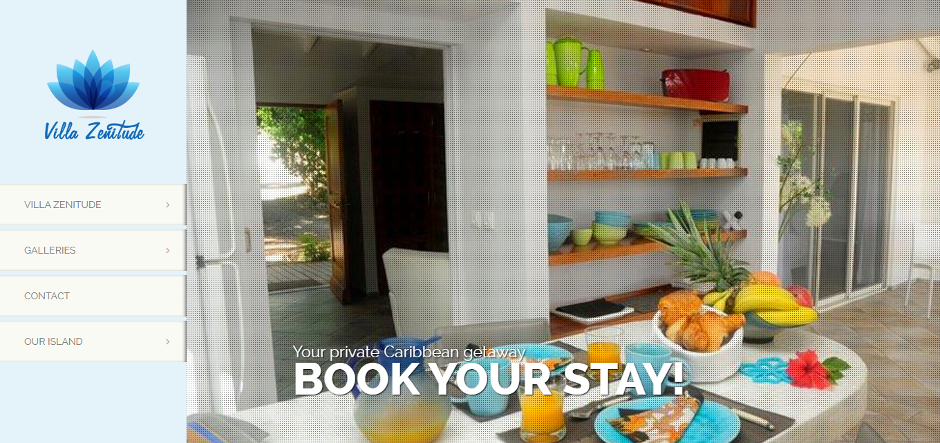 St.Martin Vacation Villa Rental, private vacation rental, Villa Zenitude available for Vacation Rentals on Caribbean Island St.Martin